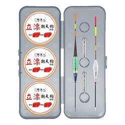 Traditional Fishing Float Rig with Sky Hook Line Set, No Need to Adjust the Float, Special for Crucian Carp, Single and Double Hook Fishing Line Set, Luminous Set