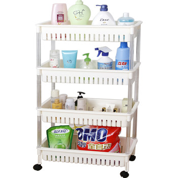 Floor-style toilet plastic kitchen bathroom storage rack