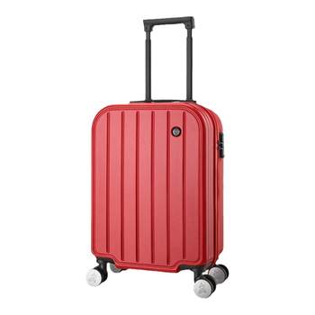 Scarecrow red suitcase wedding dowry box trolley box bride dowry female 20-inch travel code box suitcase leather
