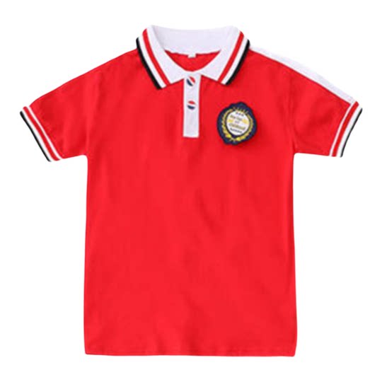 Primary school uniform yellow children's summer two-piece set