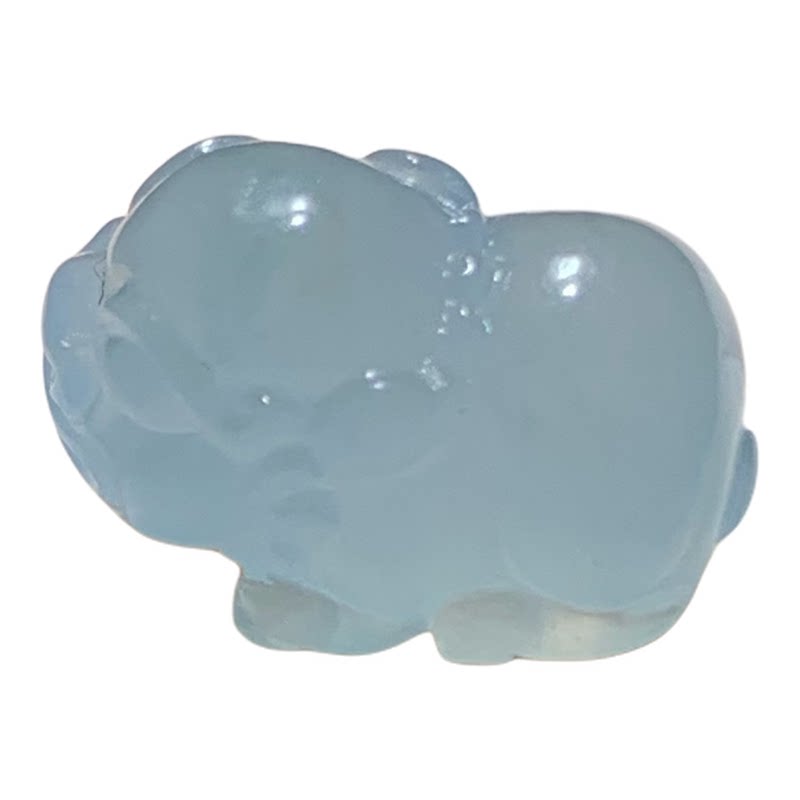 Jade Burmese Ice Blue Fat Pixiu Ring Bracelet Pendant Pandora