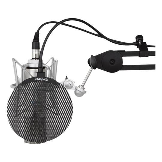 Filtro pop de micrófono Alctron MA019B, filtro pop de metal, filtro pop de grabación de micrófono
