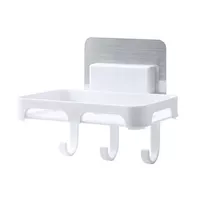 Белая мыльница, 3 шт, 1 шт