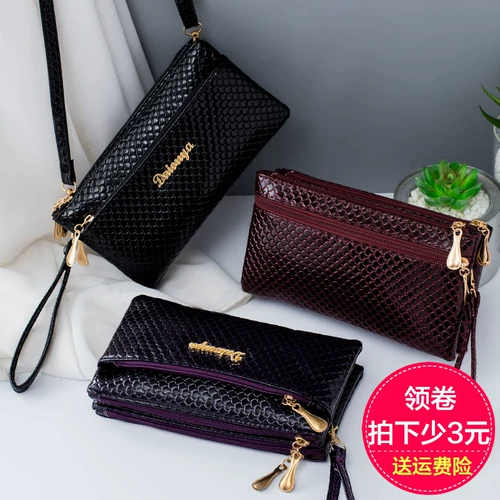 Мобильный телефон, сумка через плечо, кошелек для пожилых людей, сумка на одно плечо, небольшая сумка, для среднего возраста, из натуральной кожи