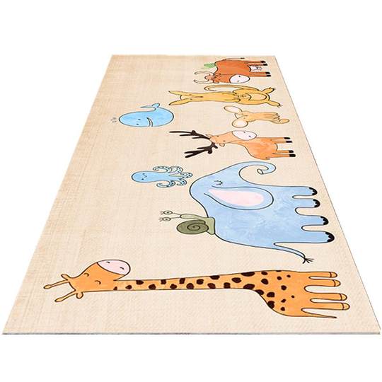 床边地毯长条防摔宝宝卧室床边毯儿童房写字区可爱卡通榻榻米垫子