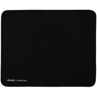 Deli large cute black mouse pad with edge