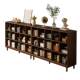 Freely combined storage cabinets all solid wood lattice cabinets