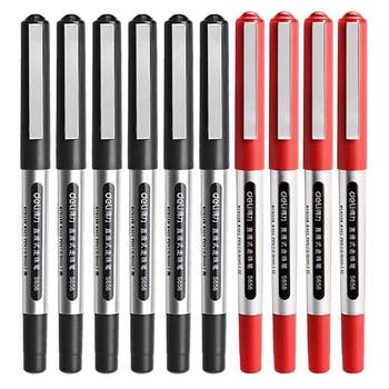 Deli large capacity straight liquid ballpoint pen