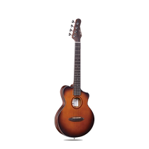 AKAMA Freedom Series (feather) ultra-thin style 26-inch full single ukulele beginner small guitar for women and men