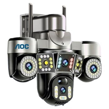 Camera, wireless mobile phone remote monitor, home outdoor high-definition night vision 360 degrees without dead angle photography