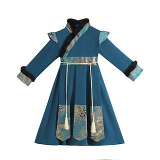 男童拜年服唐装儿童汉服秋冬新款国风古装国学服少爷新年衣服冬装