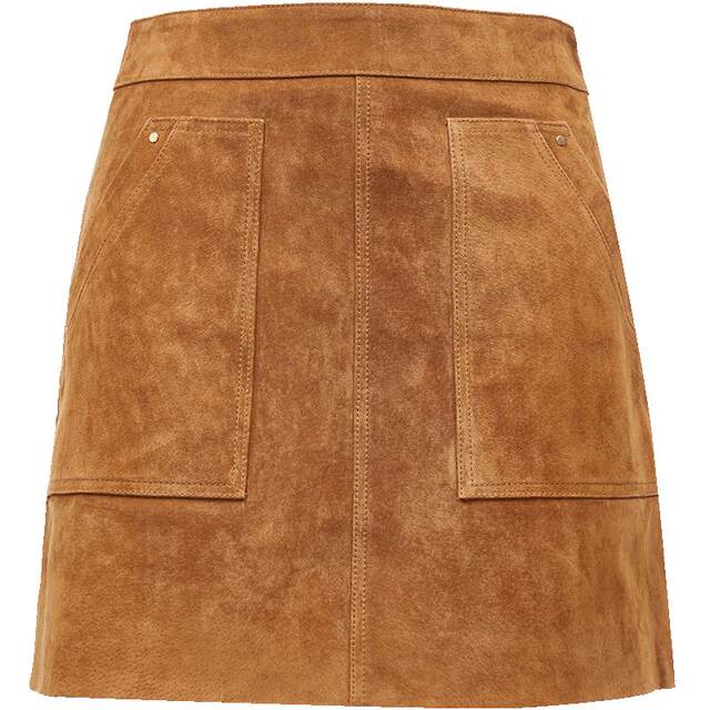 VeroModa high-waisted A-line short skirt