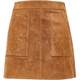 VeroModa high-waisted A-line short skirt
