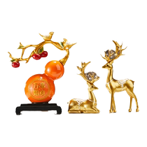 All the best gourd ornaments living room new Chinese style home new house housewarming gift study entrance wine cabinet decorations