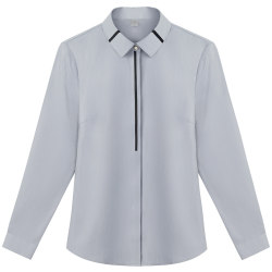 Quehou professional suit white shirt women's high-end 2024 new interview work clothes formal temperament business shirt