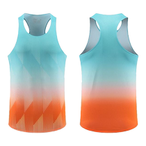 Marathon track and field suit top competition suit vest suit sprint custom running physical examination competition sportswear