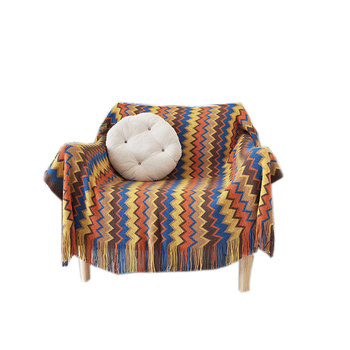 Blanket can be used in all seasons, retro light luxury and high-end feel in b&b