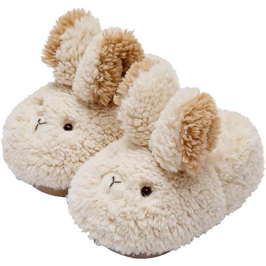 Children's cotton slippers, winter children's home shoes, baby cotton shoe bags, toddler girls' indoor furry slippers, autumn and winter