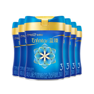 Молоко сухое mead johnson blue zhen 3 стадии 820г*6 банок полная коробка