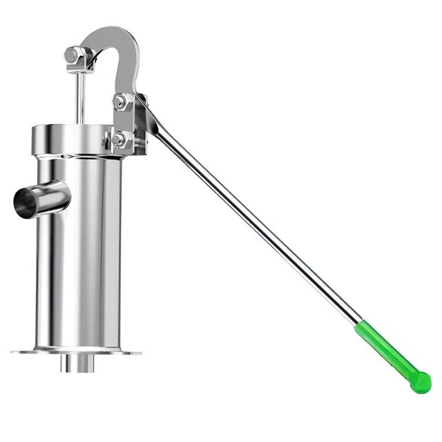 Stainless steel pressed water well rural old-fashioned manual water pump hand-cranked hand-pressure water pump hand-pressure water pump water well water press