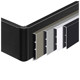 Wiring-free aluminum alloy skirting snap-in metal