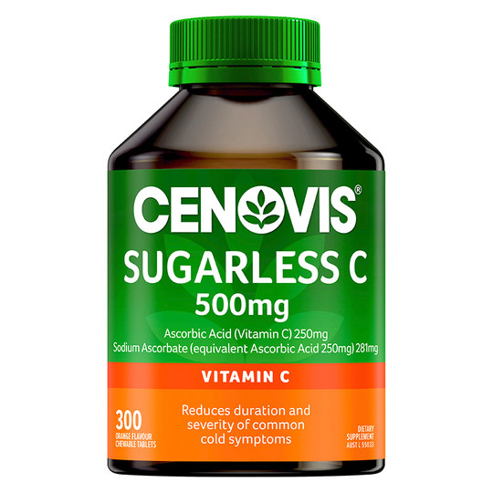 【自营】Cenovis维生素C无糖咀嚼片VC成人儿童免疫嫩肤美白300粒