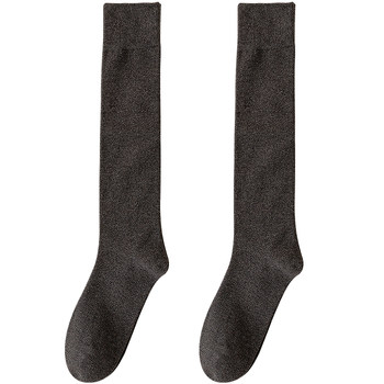 ຖົງຕີນ calf ສີດໍາສໍາລັບແມ່ຍິງພາກຮຽນ spring, ດູໃບໄມ້ລົ່ນແລະລະດູຫນາວຝ້າຍບໍລິສຸດຄວາມກົດດັນ jk slimming leg socks ທໍ່ສູງຂາຍາວສູງໃນໄລຍະ socks ເຂົ່າ