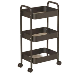 Trolley Storage Rack Kitchen Floor-Standing Bedroom Multi-Layer Dormitory Snack Mobile Bathroom Toilet Storage Rack