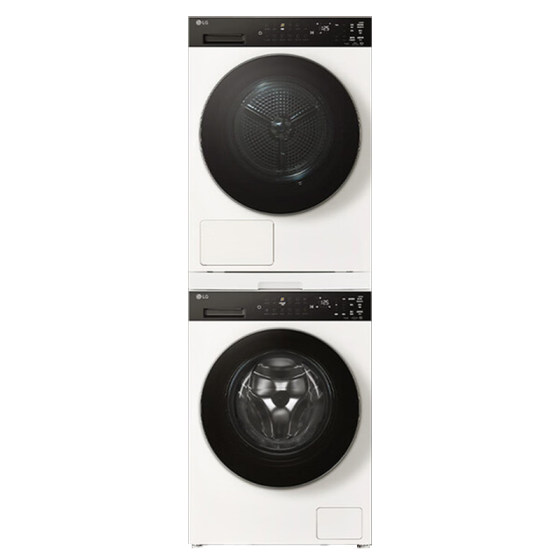 LG觅境X400触控面板1.2洗净比纯平嵌入洗烘套装12KG洗衣+12KG烘衣