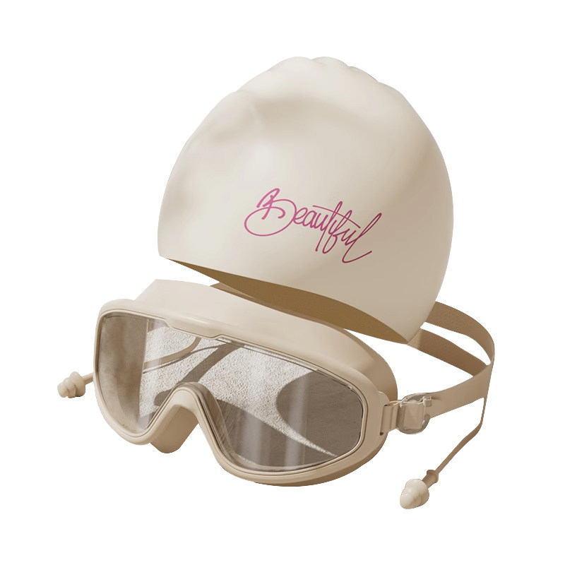 Pull back high-definition waterproof and anti-fog swimming goggles for myopia optional