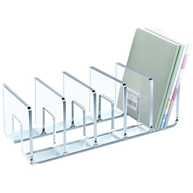 Acrylic bookshelf file box