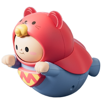 Baby tumbler toy 0 to 1 years old raises head to practice baby 3-6 months can chew 8 puzzle early education for young children