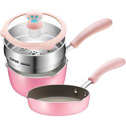 Antibacterial Supor Baby Food Pot, Non-Stick Frying and Cooking All-In-One, Suitable for Cooking Porridge, Small Children's Gas Stove Milk Pot