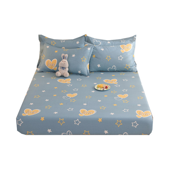 Beds single -piece all -cotton bed cover Children's pure cotton bed sheets dreams mattress protective cover all -inclusive sleeve covered sleeve