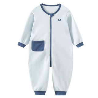Shangbaomai autumn and winter children's one-piece pajamas zipper