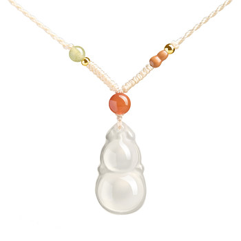 Gourd chalcedony pendant