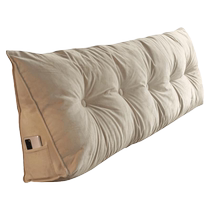 La tête de lit de lit Flower repose avec le minimaliste moderne Triangle Care Waist Large Backrest Home Soft Bag Cushion Bedroom can be torn down to rest