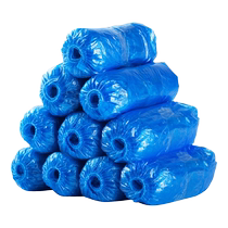 Disposable shoe covers for home use thickened indoor waterproof wear-resistant anti-slip computer room student adult hospitality plastic foot cover film