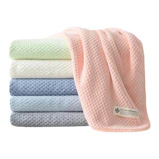 2条洁丽雅浴巾女2025新款家用女春夏快干吸水男款裹巾大人大毛巾