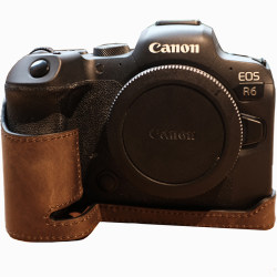 정품 가죽 Canon r62 보호 케이스 R50R10 카메라 가방