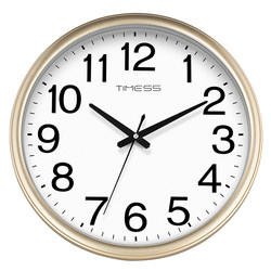 Timess Clock Wall Clock Living Room Silent Clock Wall-Mounted 2026 New Chinese Style Creative Perpetual Calendar Quartz Clock