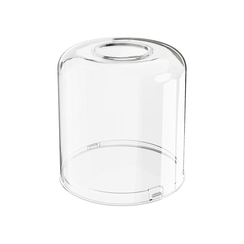 The tissue box used in fast restaurants is completely transparent