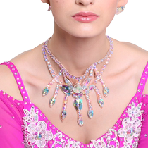yundance dance costumes modern neck accessories diamond lace accessories H-18