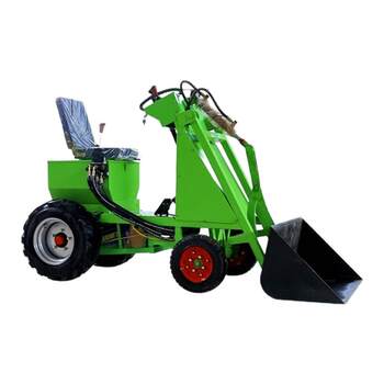 Small electric forklift farm cleaner manure loader construction site warehouse agricultural snow clearance small forklift household