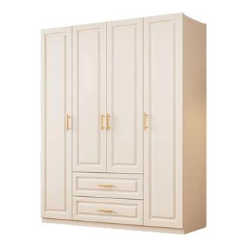 Wardrobe home bedroom solid wood wardrobe children's cabinet