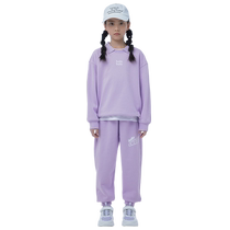 Balabala childrens suits stylish boys 2024 spring new clothes girls college style casual sports middle-aged and older children