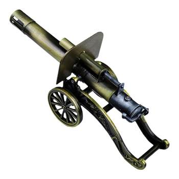 Large metal model of the shock-absorbing cannon cannon