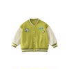 Qiqi Bear boys baseball uniform jacket spring and autumn style