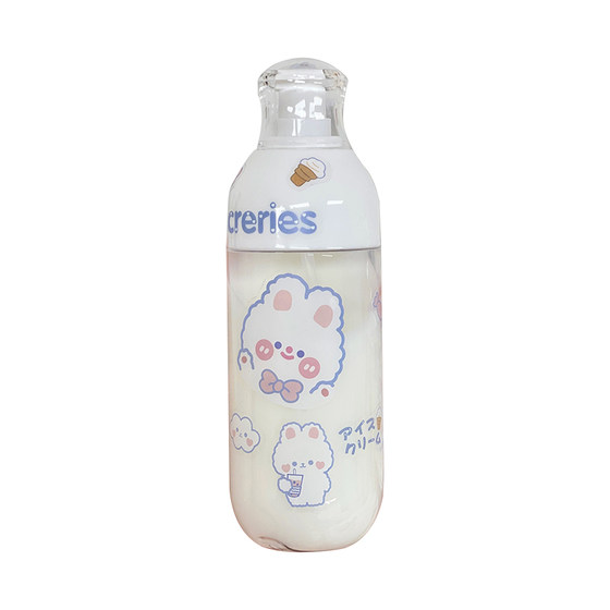 Transparent visible compact cartoon dispensing bottle
