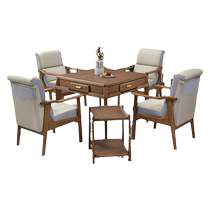 New Chinese-style mahjong table and dining table dual-purpose mahjong fully automatic mahjong machine home all-in-one silent coffee table with chair